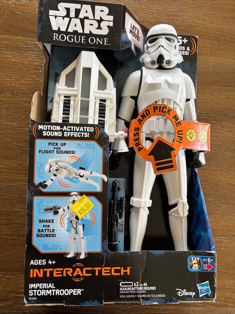Star Wars Rogue One Imperial Stormtrooper Interactive Toy - White